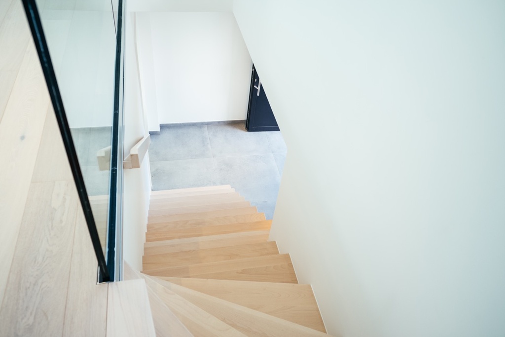 Kwartdraai trap in Z-vorm