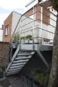 Escalier Galvanisé avec Garde-corps Inox