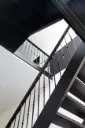 Escalier Classique Laqué Noir