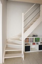 Escalier quart tournant standard ouvert