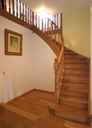 Escalier classique avec volute de départ