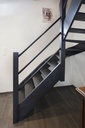 Escalier quart tournant ouvert standard | peint