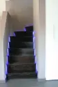 Escalier en Bois avec Éclairage LED