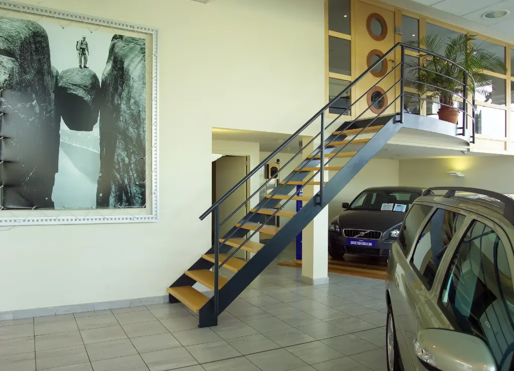 Open rechte trap (3045)