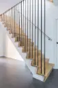 Escalier en Z avec Garde-Corps Continu