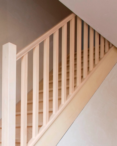 [1054] Escalier standard quart tournant fermé