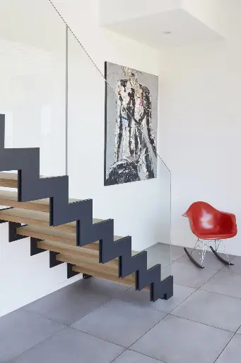 Escalier Design au Limon Plié