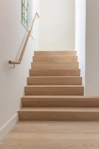 [3096] Escalier en Z Fermé et Droit en Bois